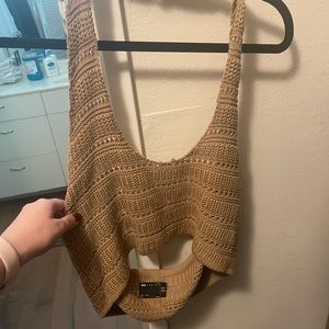 Tan Crotchet ASOS Halter